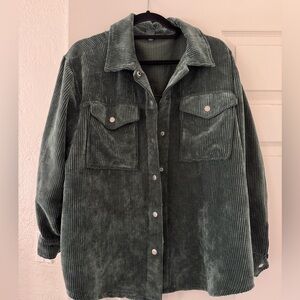 Wild fable Green Corduroy Button-Up Shirt